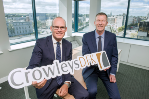 James O'Connor Crowleys DFK with Simon Coveney