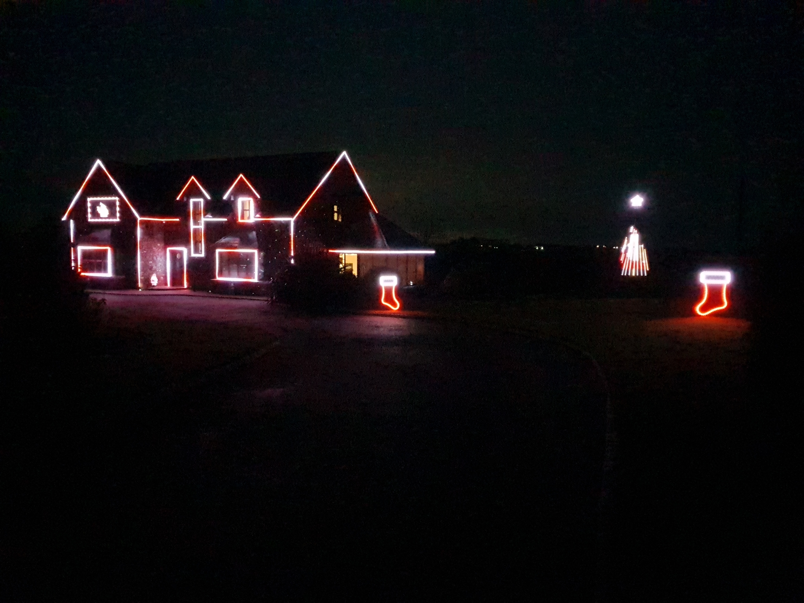 Casa Christmas Light Display