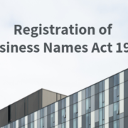 Registration of Business Names Act 1963